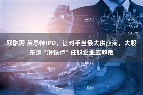 双融网 英思特IPO，让对手当最大供应商，大股东遭“滑铁卢”任职企业或解散